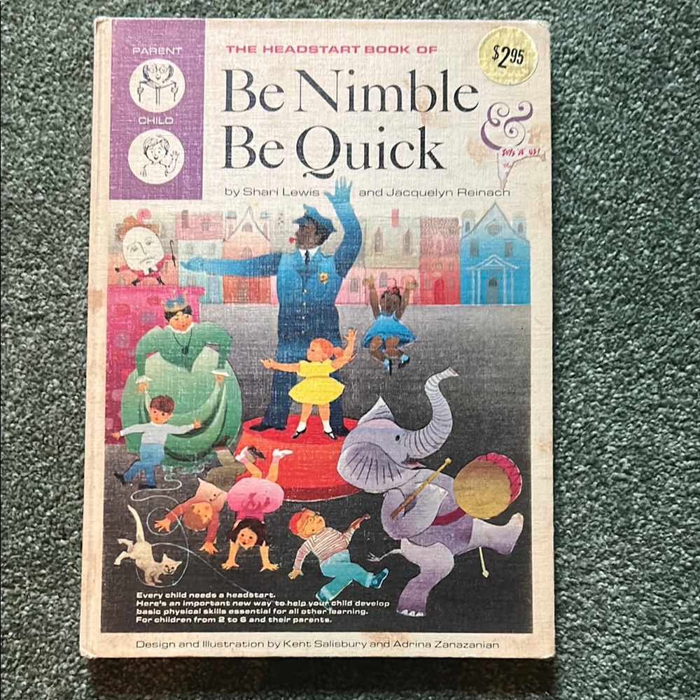The Headstart Book of Be Nimble & Be Quick Children's Book, vintage 1968